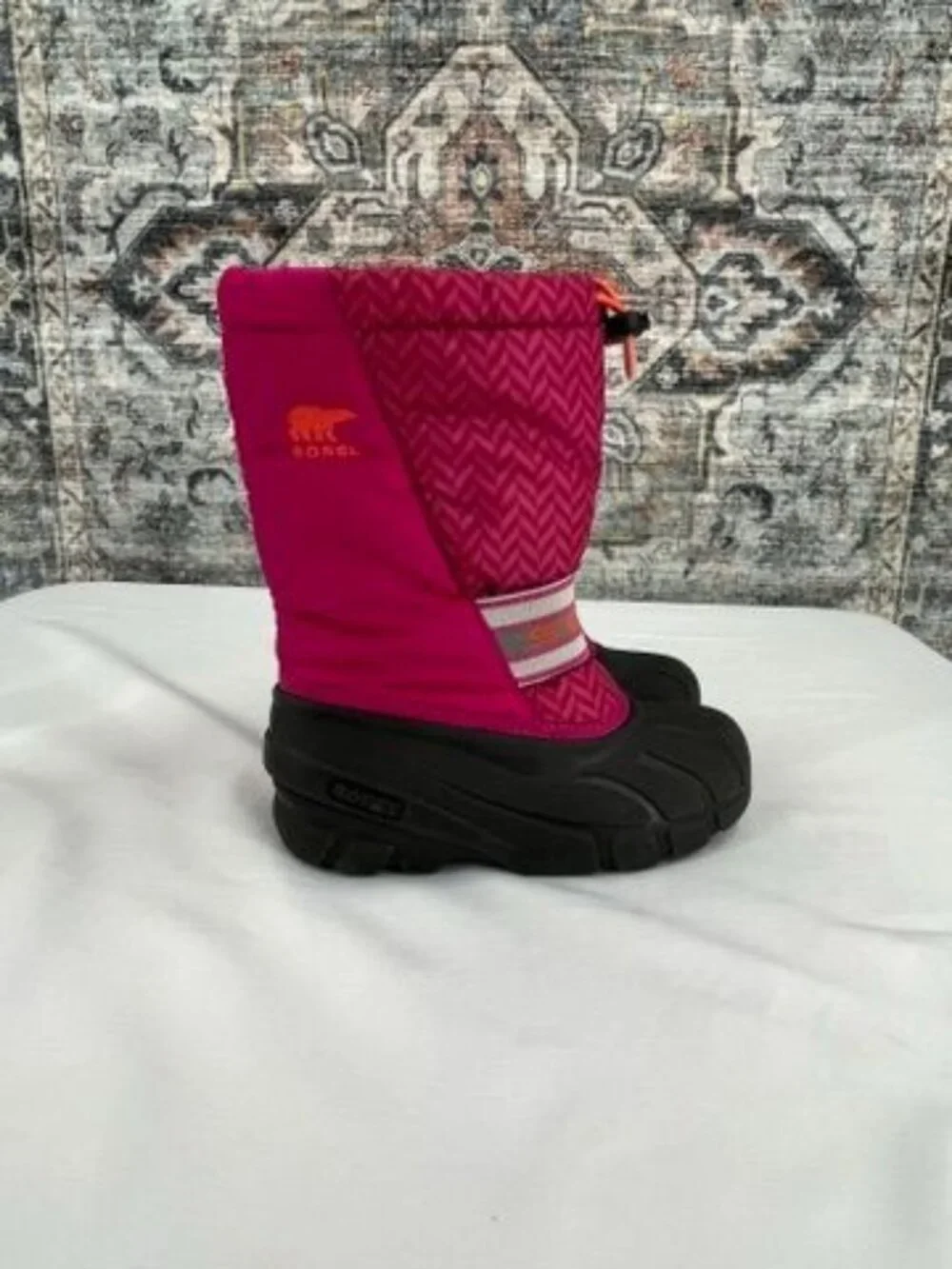 Sorel Flurry Girls Winter Weather Resistant Snow Boot Insulated  Size 2